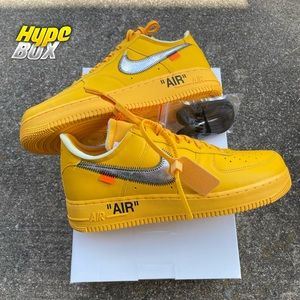 Offwhite Air Force 1 “ university gold “ 🍋 SOLD